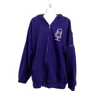 Gildan Heavy Blend Unisex eBay For Business Podcast Purple Hoodie Zip Up Sweatsh